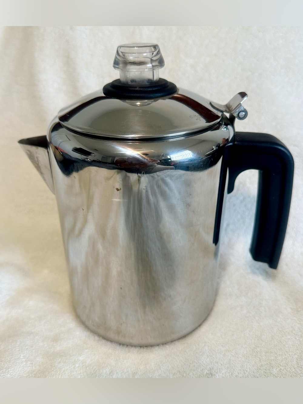 Arcosteel Stainless Steel Stovetop Coffee Percolator Vintage 18/10 Pot Camping
